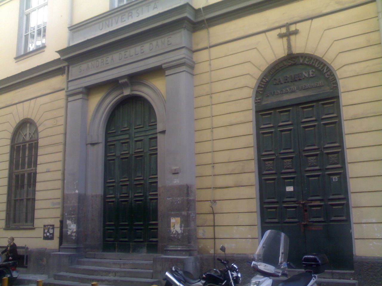 facciata chiesa sant'andrea delle dame